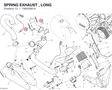 SPRING EXHAUST , LONG 79922991A diagram position