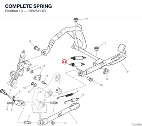 COMPLETE SPRING 79925121B diagram position
