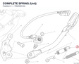 COMPLETE SPRING (Unit) 79925561AA diagram position
