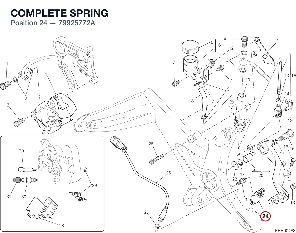 COMPLETE SPRING 79925772A diagram position