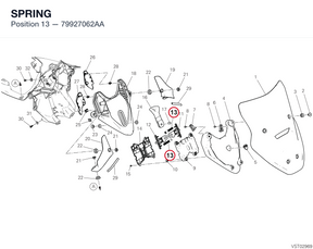 SPRING 79927062AA diagram position