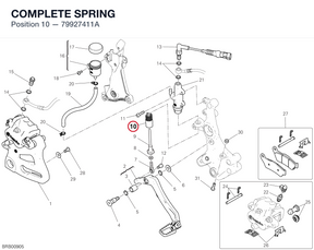 COMPLETE SPRING 79927411A diagram position