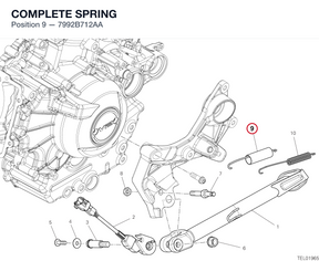 COMPLETE SPRING 7992B712AA diagram position
