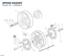 SPRING WASHER 79940051A diagram position