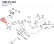 Diagram preview: HOSE PV-DKK (J600000414000)