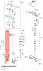 Diagram preview: FORK LEG L/S CPL. (90201101000)