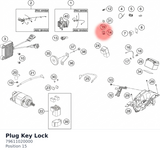 Diagram preview: Plug Key Lock (79611020000)