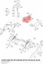 Diagram preview: COVR SIDE RH MY23DUKE JP181738 BLCK GLOS (96308042000C1)