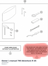 Diagram preview: Owner´s manual 790 Adventure R US (3214101EN)