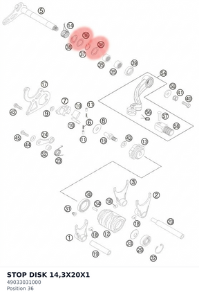 Diagram preview: STOP DISK 14,3X20X1 (49033031000)