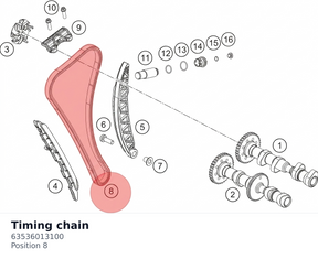 Diagram preview: Timing chain (63536013100)
