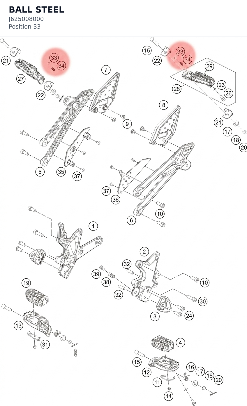 Diagram preview: BALL STEEL (J625008000)