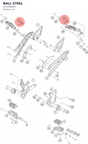 Diagram preview: BALL STEEL (J625008000)