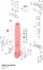 Diagram preview: FORK LEG RIGHT (95701002100)