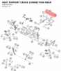 Diagram preview: SEAT SUPPORT CROSS CONNECTION REAR (95803001082)