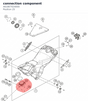 Diagram preview: connection component (A61807024000)