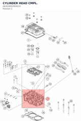 Diagram preview: CYLINDER HEAD CMPL. (A6403602004424)
