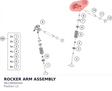 Diagram preview: ROCKER ARM ASSEMBLY (96236060044)