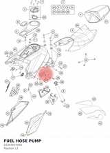 Diagram preview: FUEL HOSE PUMP (61307017050)