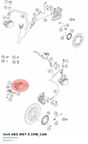 Diagram preview: Unit ABS WET 9.1MB_CAN (93542031044)