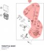 Diagram preview: THROTTLE BODY (94541001000)