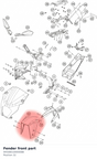 Diagram preview: Fender front part (94508010000EBB)