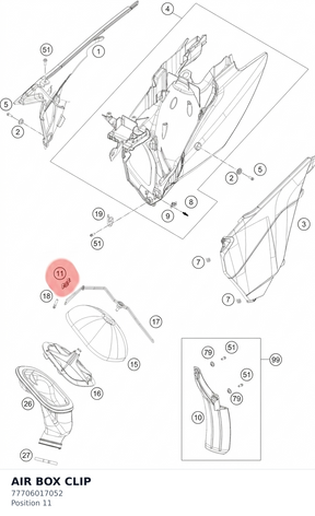 Diagram preview: AIR BOX CLIP (77706017052)