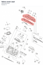 Diagram preview: Valve cover seal (A60036053000)