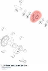 Diagram preview: COUNTER BALANCER SHAFT (C63530059200)