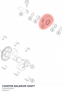 Diagram preview: COUNTER BALANCER SHAFT (C63530059200)