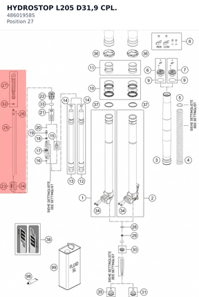 Diagram preview: HYDROSTOP L205 D31,9 CPL. (48601958S)