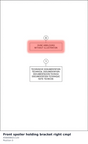 Diagram preview: Front spoiler holding bracket right cmpl (A56008021120)