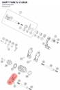Diagram preview: SHIFT FORK 5/-6 GEAR (A42034001000)