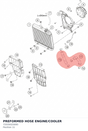 Diagram preview: PREFORMED HOSE ENGINE/COOLER (72035025000)