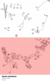 Diagram preview: MAIN HARNESS (76911075000)