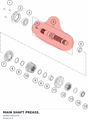 Diagram preview: MAIN SHAFT PREASS. (A64033001044)