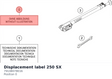 Diagram preview: Displacement label 250 SX (79108078016)