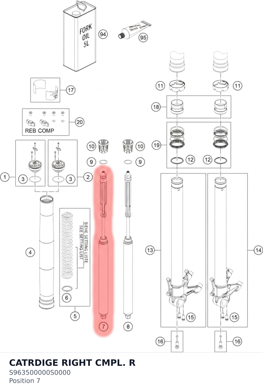 Diagram preview: CATRDIGE RIGHT CMPL. R (S963500000S0000)
