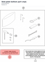 Diagram preview: Skid plate bottom part cmpl. (63503090000)