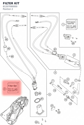 Diagram preview: FILTER KIT (81207090000)