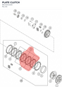 Diagram preview: PLATE CLUTCH (96232010200)