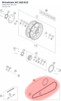Diagram preview: Drivetrain kit 16Z/41Z (SPAB16G413M116E)
