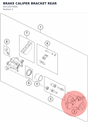 Diagram preview: BRAKE CALIPER BRACKET REAR (64113075000)