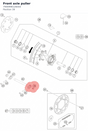 Diagram preview: Front axle puller (7900998126004)