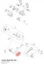 Diagram preview: cover dust tie rod (93003044000)