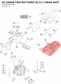 Diagram preview: RC UNDER TRAY BOTTOMJY181211 CERAM WHITE (90508018000AB)