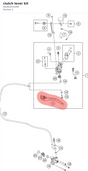 Diagram preview: clutch lever kit (A62602031000)
