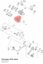 Diagram preview: fork gear shift input (96334001000)