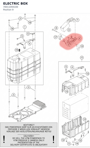 Diagram preview: ELECTRIC BOX (70011094100)