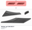 Diagram preview: Sticker set 250 EXC-F (79708098004)